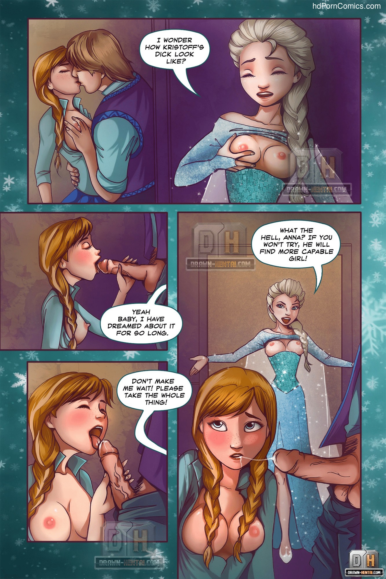 DrawnHentai Disney Frozen Free Porn Comic HD Porn Co